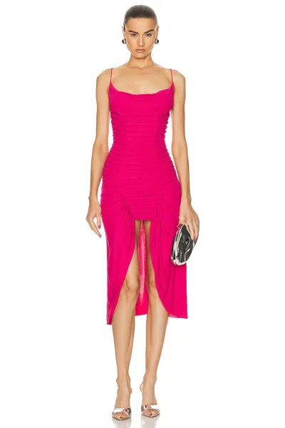 Платье Dion Lee Ventral Boned Folded, цвет Candy