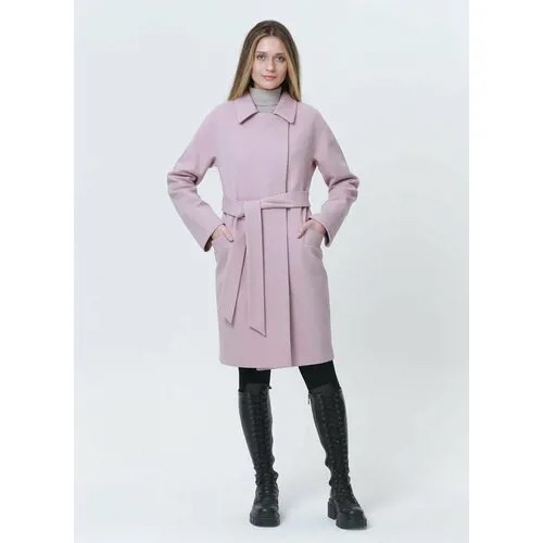 Пальто КАЛЯЕВ, размер 52, розовый