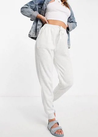 Кремовые флисовые спортивные штаны от комплекта Billabong Stay In-Белый