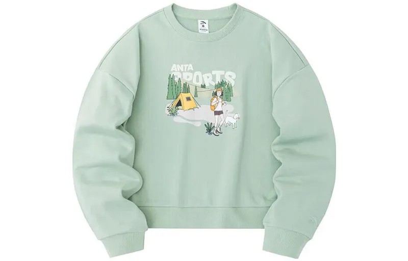 Свитшот женский Stone Green Anta