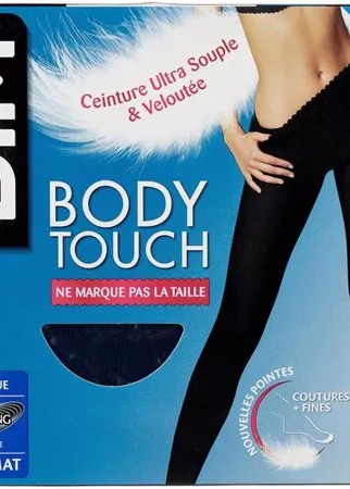 Колготки DIM Body Touch Opaque, 40 den, размер 2, nuit noire (синий)