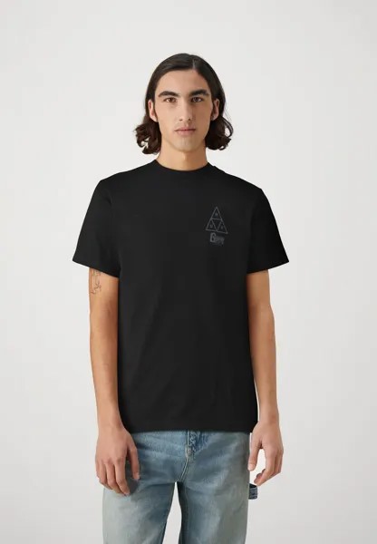 Футболка с принтом GUNDAM TEE UNISEX HUF, цвет black