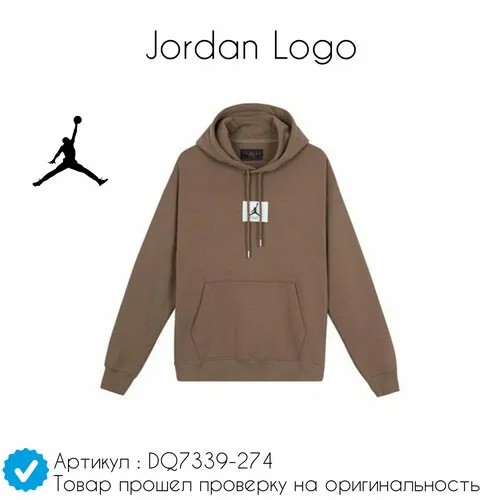 Худи Jordan Jordan Logo, размер XL, черный, белый
