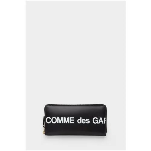 Кошелек Comme des Garcons Wallet, фактура тиснение, черный