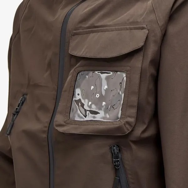 Pop Trading Company Oracle Jacket, коричневый