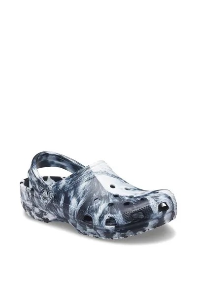 Туфли-слипоны «Мрамор» из 100% ЭВА Crocs, черный