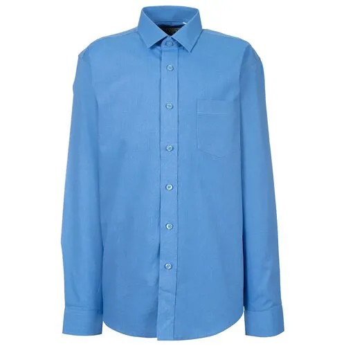 Школьная рубашка Tsarevich, размер 128-134, синий