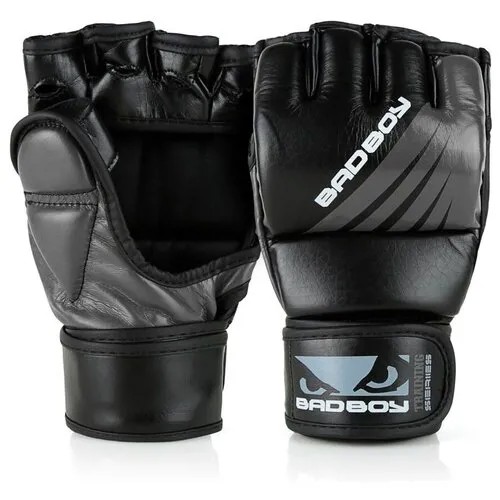 Перчатки для ММА Bad Boy Training Series Impact With Thumb Black/Grey L/XL