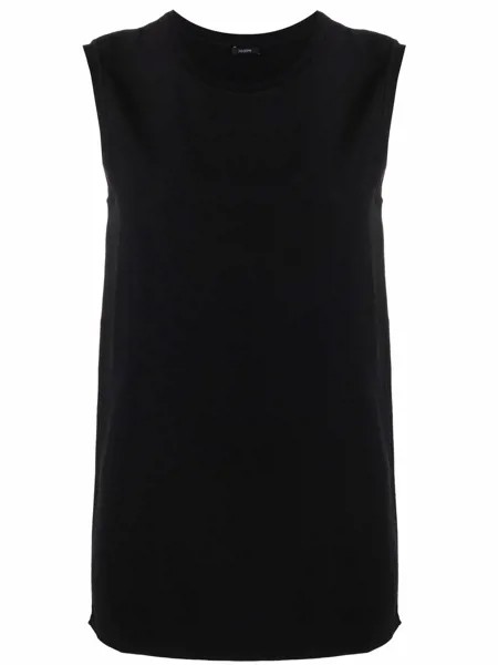 JOSEPH round neck sleeveless top