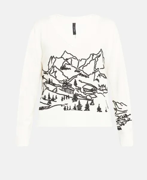Шерстяной джемпер Marc Cain Sports, цвет Wool White