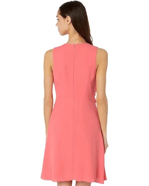 Платье BCBGMAXAZRIA Twist Front Cocktail Dress, цвет Calypso Coral