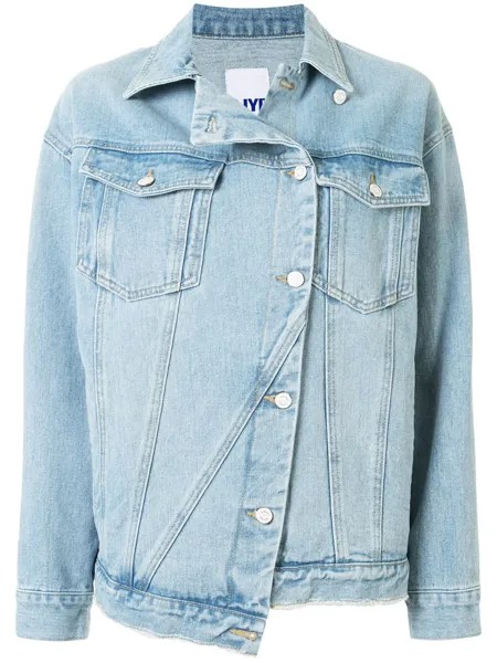 SJYP джинсовая куртка асимметричного кроя