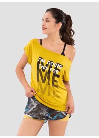 Женская футболка Ease Off mustard FA-WT-0202-MSD, горчичный - L