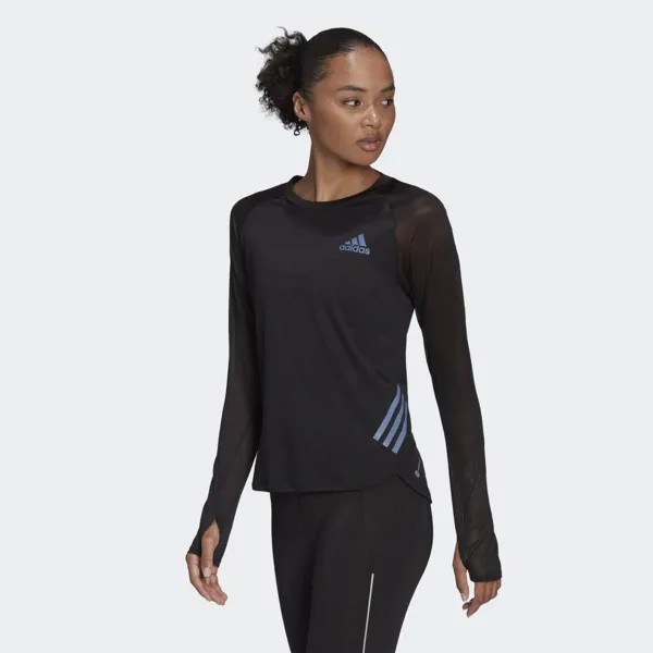 Лонгслив для бега Parley Adizero adidas Performance