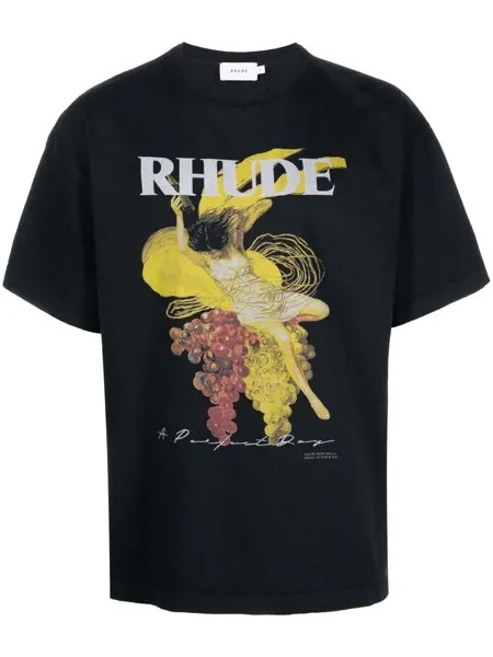 Rhude футболка с логотипом