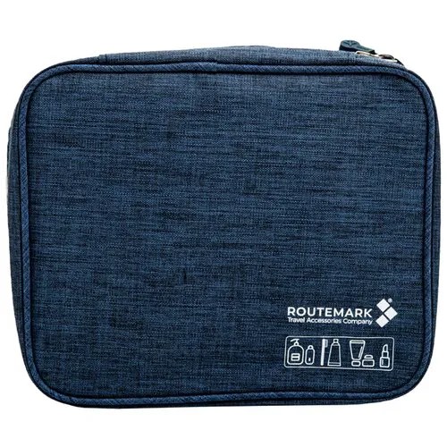 Косметичка ROUTEMARK на молнии, синий