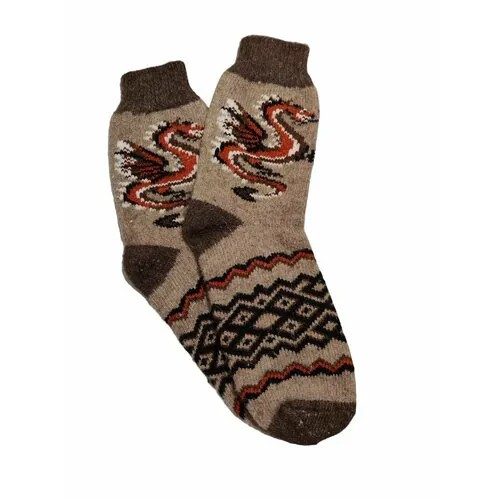 Мужские носки Lukky, 1 пара, размер 41-45, коричневый