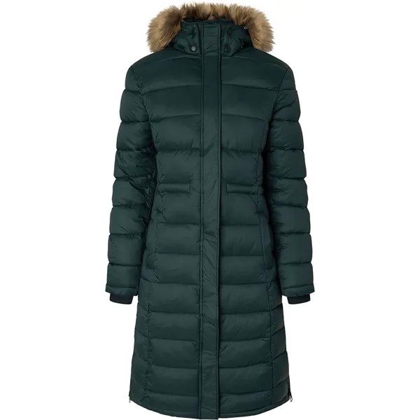 Куртка Pepe Jeans May Long Puffer, зеленый