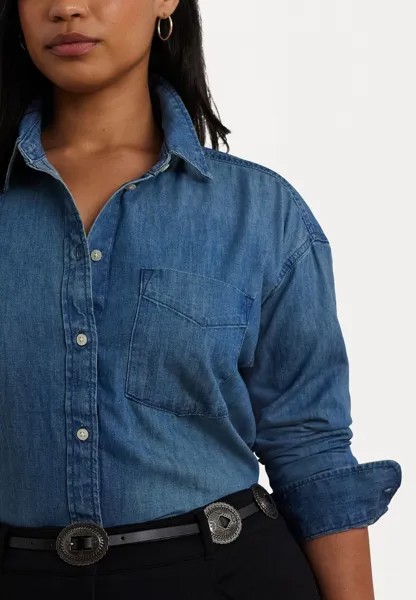 Рубашка-блузка RELAXED FIT DENIM SHIRT Ralph Lauren, синий