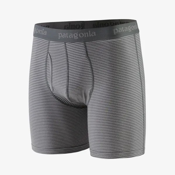 Мужские трусы-боксеры Essential Patagonia, цвет Fathom: Forge Grey