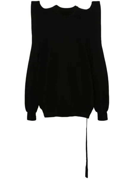 Rick Owens DRKSHDW толстовка со структурированными плечами, черный