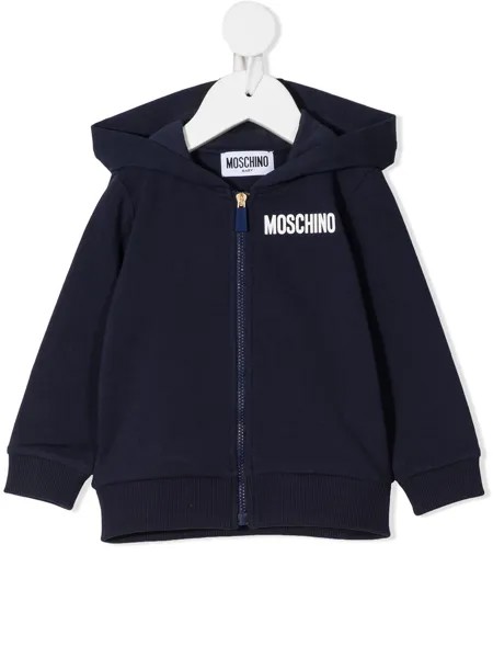 Moschino Kids худи Teddy Bear на молнии