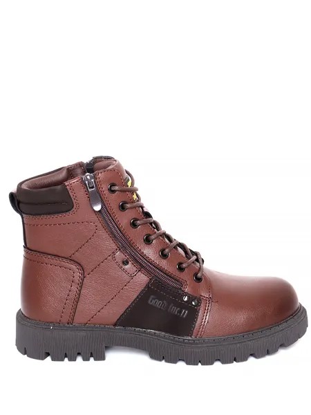 Ботинки TOFA мужские зимние, размер 41, цвет коричневый, артикул 608332-6