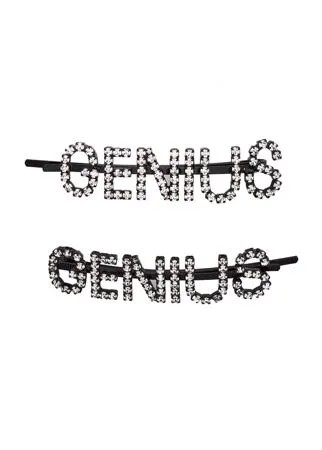 Ashley Williams набор Genius из двух заколок для волос с кристаллами