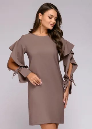 Вечернее платье женское 1001dress 0122001-02335BG бежевое 48