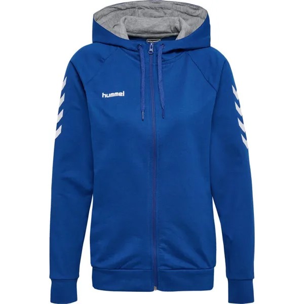 Hmlgo Zip Hoodie Женская мультиспортивная толстовка HUMMEL, цвет blau