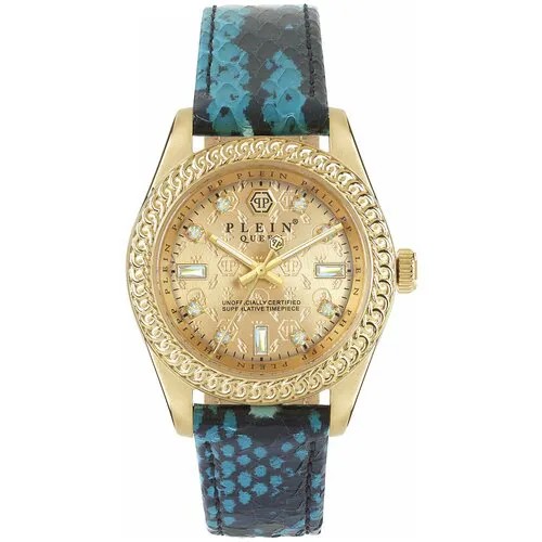 Наручные часы PHILIPP PLEIN Часы женские Philipp Plein PWDAA0221, синий, золотой