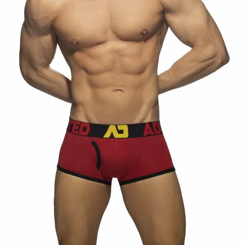 Трусы Addicted Open Fly Cotton Trunk, размер S, красный