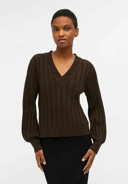 Свитшот Object OBJALICE V NECK, цвет java
