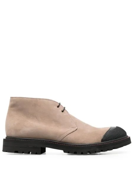 Kiton ботинки дезерты, нейтральный цвет