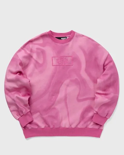 Свитер Rotate Birger Christensen Enzyme Sweat Crewneck, цвет ibis rose comb.
