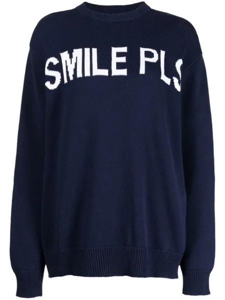 Joshua Sanders джемпер Smilepls вязки интарсия, синий