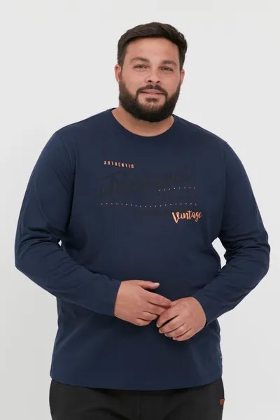 Лонгслив BLEND Longsweatshirt, синий