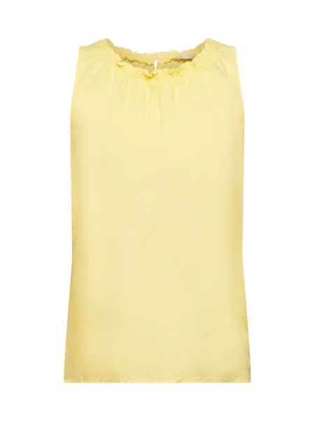 Блузка Esprit, светло-желтого