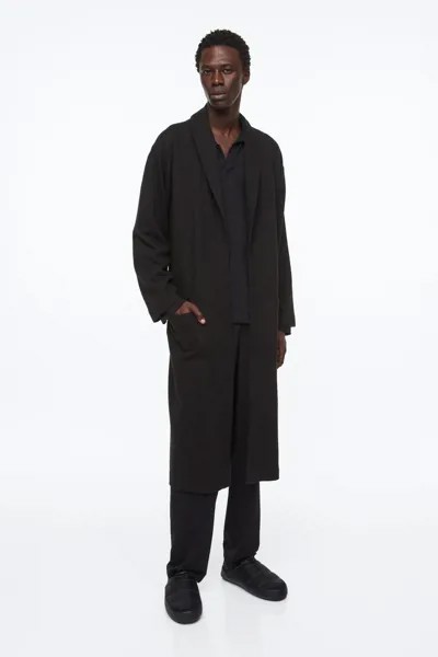 Халат мужской H&M 1097030001 черный L/XL (доставка из-за рубежа)