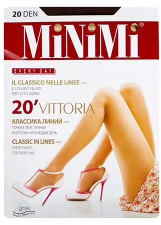 Колготки MiNiMi Vittoria 20 den, размер 4-L, cappuccino (коричневый)