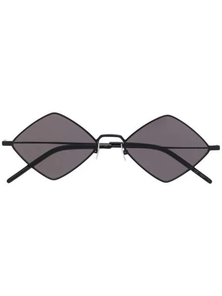 Saint Laurent Eyewear солнцезащитные очки в оправе в форме ромбов