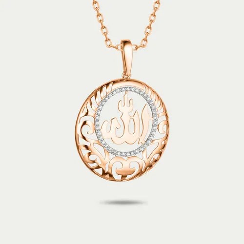 Подвеска GOLD CENTER, золото, 585 проба, фианит