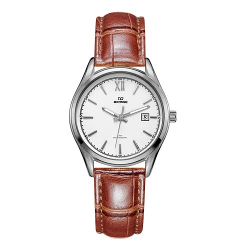 Наручные часы MIRAGE M3006L-4, серебряный, коричневый