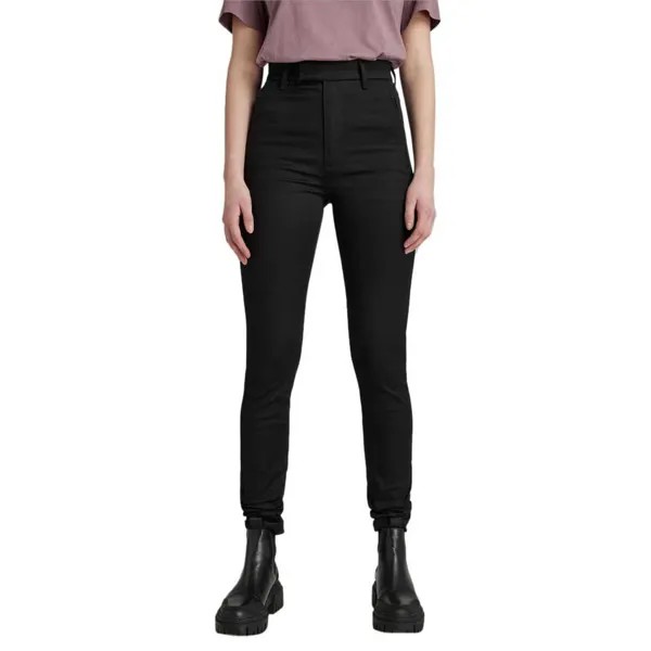 Брюки G-Star Weld High Skinny Chino, черный