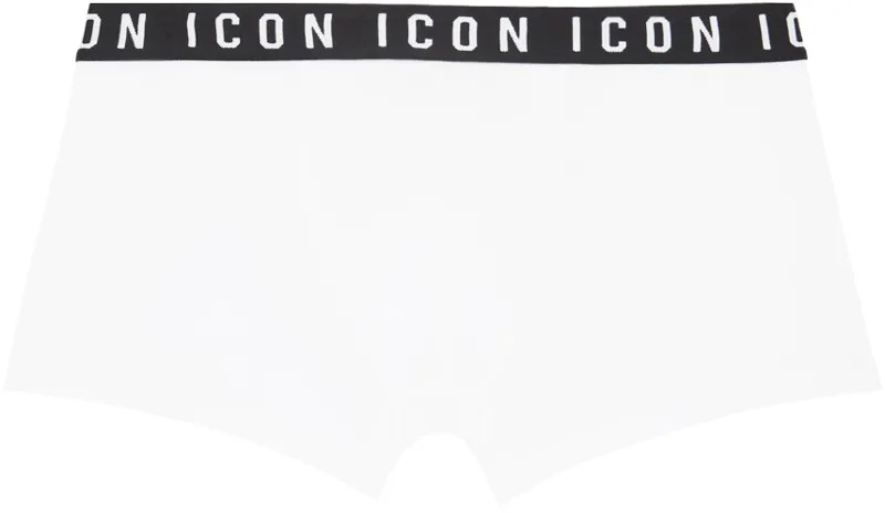 Белые боксеры Be Icon Dsquared2