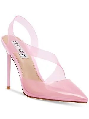 STEVE MADDEN Женские розовые прозрачные туфли на шпильке Vienne Toe без шнуровки с ремешком на пятке 9,5