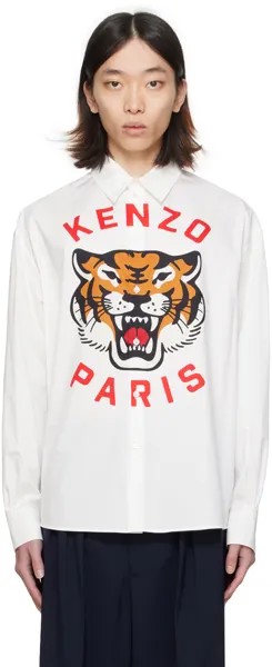 Белая рубашка Paris Lucky Tiger Kenzo
