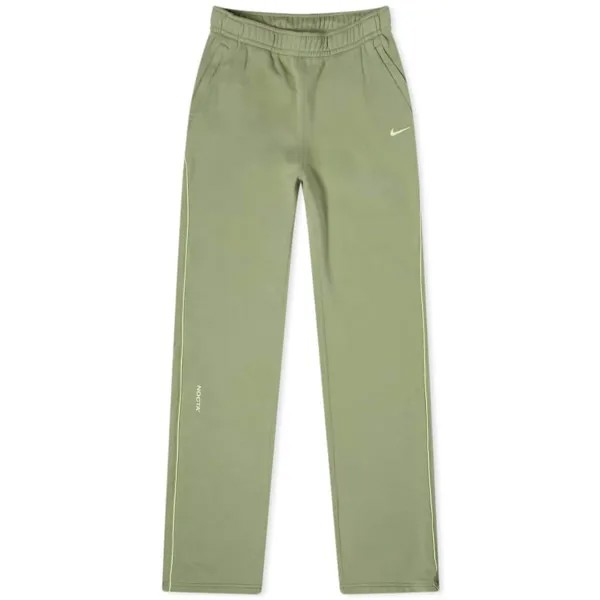 Брюки Nike Nocta Cardinal Stock Open Hem Fleece Unisex, светло-зеленый