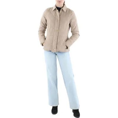 Женское короткое стеганое пальто Barbour Jemma Tan для холодной погоды, верхняя одежда 4 BHFO 8261