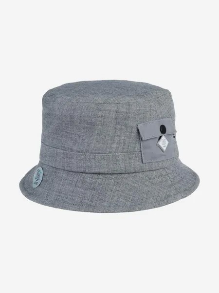 Панама DJINNS Bucket Hat WoolMelange (серый), Серый